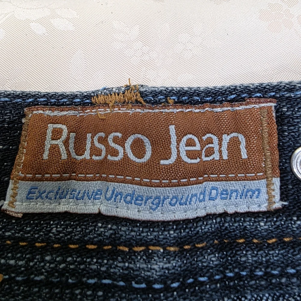 Russo Exclusive Underground Denim Jeans 34x34 Baggy Y2K Vintage Streetwear